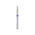 Kerr BluWhite Diamond Bur 017R 018 Tapered Medium Grit Blue FG 19mm (5)