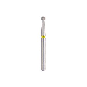 Kerr BluWhite Diamond Bur 130SF 016 Round Super Fine Grit Yellow FG 19mm (5)