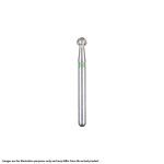 Kerr BluWhite Diamond Bur 150R 020 Round Medium Grit Blue FG 19mm (5)
