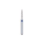 Kerr BluWhite Diamond Bur 210R 012 Flame Medium Grit Blue FG 19mm (5)