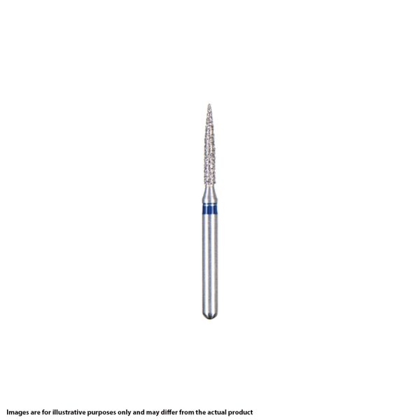 Kerr BluWhite Diamond Bur 216F 012 Flame Fine Grit Red FG 19mm (5) Kerr BluWhite Diamond Bur 216F 012 Flame Fine Grit Red FG 19mm (5)