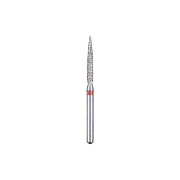 Kerr BluWhite Diamond Bur 217F 014 Flame Fine Grit Red FG 19mm (5) Kerr BluWhite Diamond Bur 217F 014 Flame Fine Grit Red FG 19mm (5)