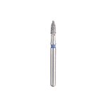 Kerr BluWhite Diamond Bur 230R 016 Flame Medium Grit Blue FG 19mm (5)