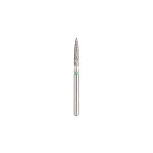 Kerr BluWhite Diamond Bur 240C 016 Flame Coarse Grit Green FG 19mm (5)