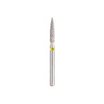 Kerr BluWhite Diamond Bur 240SF 016 Flame Super Fine Grit Yellow FG 19mm (5)