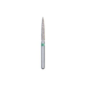 Kerr BluWhite Diamond Bur 246C 016 Flame Coarse Grit Green FG 19mm (5)