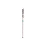 Kerr BluWhite Diamond Bur 250C 018 Flame Coarse Grit Green FG 19mm (5)