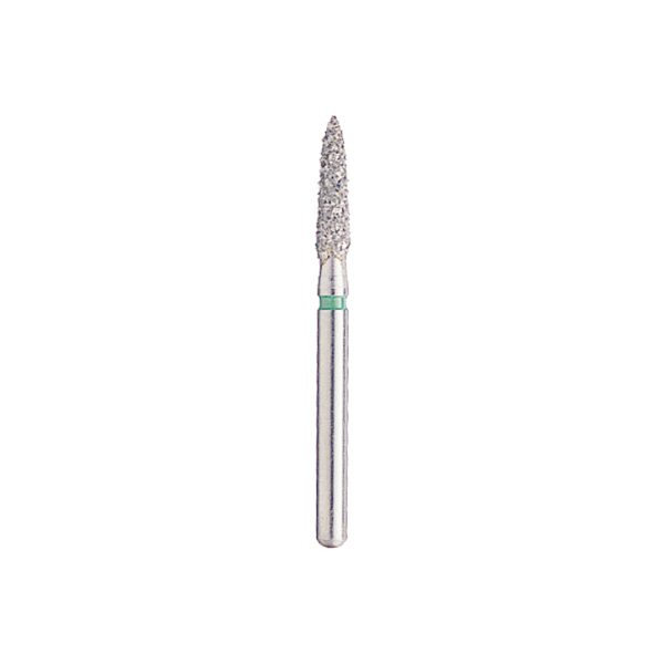Kerr BluWhite Diamond Bur 250C 018 Flame Coarse Grit Green FG 19mm (5) Kerr BluWhite Diamond Bur 250C 018 Flame Coarse Grit Green FG 19mm (5)