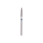 Kerr BluWhite Diamond Bur 250R 018 Flame Medium Grit Blue FG 19mm (5)
