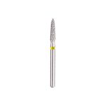 Kerr BluWhite Diamond Bur 250SF 018 Flame Super Fine Grit Yellow FG 19mm (5)