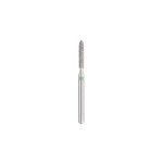 Kerr BluWhite Diamond Bur 252C 014 Flame Coarse Grit Green FG 19mm (5)