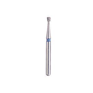 Kerr BluWhite Diamond Bur 320R 012 Inverted Cone Medium Grit Blue FG 19mm (5)