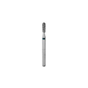 Kerr BluWhite Diamond Bur 335R 016 Double Inverted Cone Medium Grit Blue FG 19mm (5)