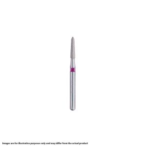 Kerr BluWhite Diamond Bur 4062 016 Curettage Composite Finishing Fine Grit Yellow FG 19mm (5)