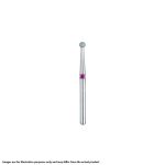 Kerr BluWhite Diamond Bur 4201 016 Round Composite Finishing Fine Grit Yellow FG 19mm (5)
