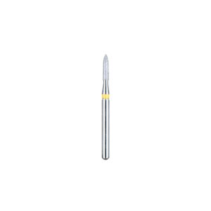 Kerr BluWhite Diamond Bur 4205 012 Flame Composite Finishing Fine Grit Yellow FG 19mm (5)