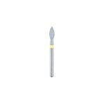 Kerr BluWhite Diamond Bur 4255 023 Occlusal Composite Finishing Fine Grit Yellow FG 19mm (5)