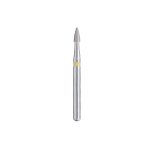 Kerr BluWhite Diamond Bur 4274 014 Flame Composite Finishing Fine Grit Yellow FG 19mm (5)