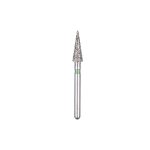 Kerr BluWhite Diamond Bur 432C 025 Needle Coarse Grit Green FG 19mm (5)