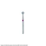 Kerr BluWhite Diamond Bur 4400 025 Round Composite Finishing Fine Grit Yellow FG 19mm (5)