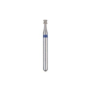 Kerr BluWhite Diamond Bur 470R 012 Amalgam Remover Medium Grit Blue FG 19mm (5)