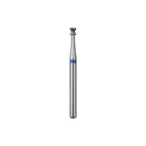 Kerr BluWhite Diamond Bur 471R 014 Amalgam Remover Medium Grit Blue FG 19mm (5)
