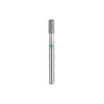 Kerr BluWhite Diamond Bur 502C 018 Straight Cylinder Coarse Grit Green FG 19mm (5)