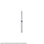 Kerr BluWhite Diamond Bur 506C 012 Straight Cylinder Coarse Grit Green FG 19mm (5)