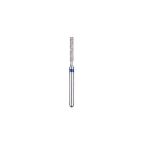 Kerr BluWhite Diamond Bur 506R 012 Straight Cylinder Medium Grit Blue FG 19mm (5)