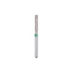Kerr BluWhite Diamond Bur 507C 016 Straight Cylinder Coarse Grit Green FG 19mm (5)