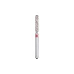 Kerr BluWhite Diamond Bur 507F 016 Straight Cylinder Fine Grit Red FG 19mm (5)