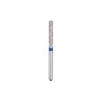 Kerr BluWhite Diamond Bur 507R 016 Straight Cylinder Medium Grit Blue FG 19mm (5)