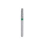Kerr BluWhite Diamond Bur 509C 016 Straight Cylinder Coarse Grit Green FG 19mm (5)