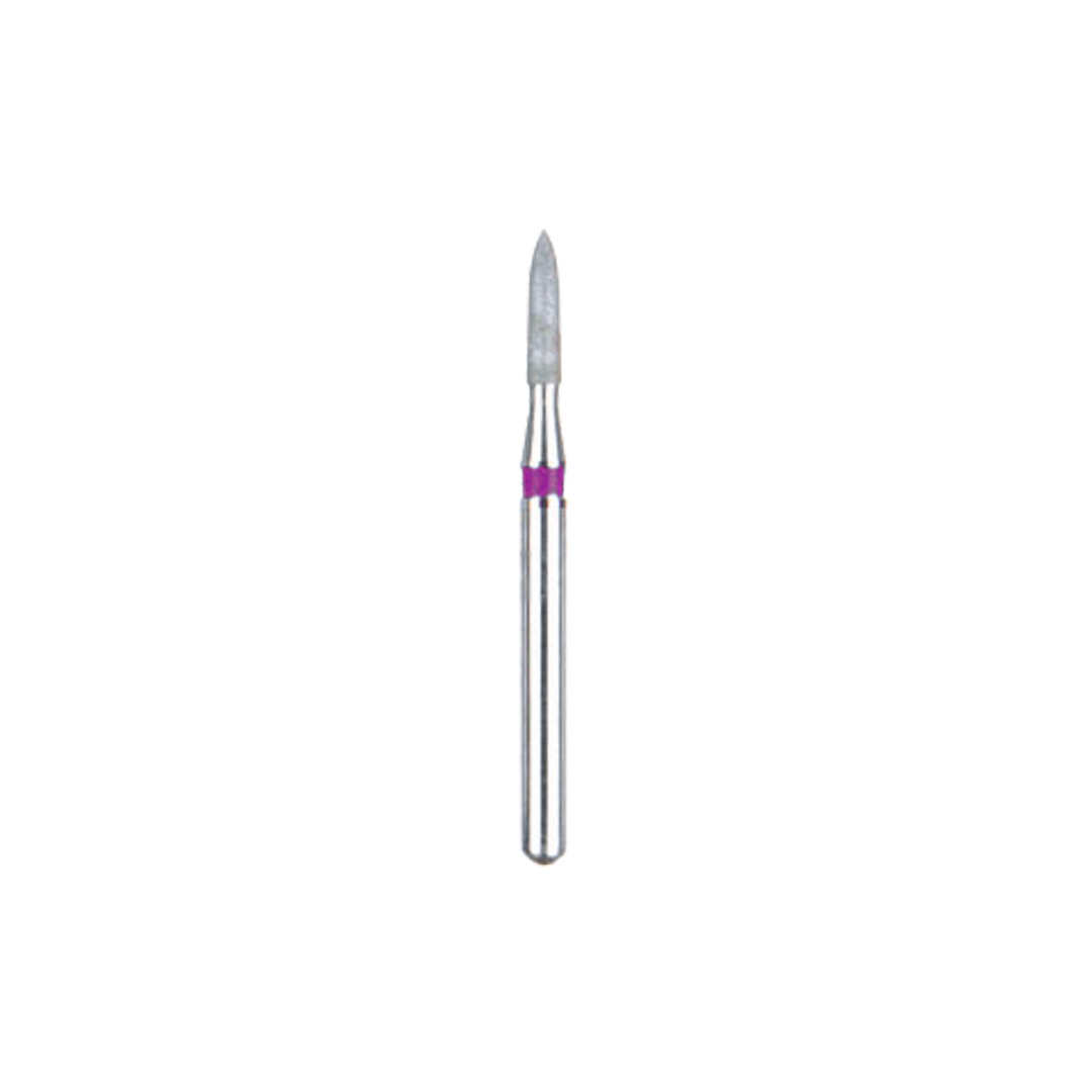 Kerr BluWhite Diamond Bur 5205 012 Flame Composite Finishing Ultra Fine Grit Violet FG 19mm (5) Kerr BluWhite Diamond Bur 5205 012 Flame Composite Finishing Ultra Fine Grit Violet FG 19mm (5)