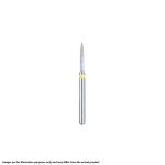 Kerr BluWhite Diamond Bur 5205L 010 Flame Composite Finishing Ultra Fine Grit Violet FG 19mm (5)