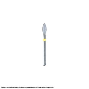 Kerr BluWhite Diamond Bur 5255 023 Occlusal Composite Finishing Ultra Fine Grit Violet FG 19mm (5)