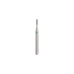 Kerr BluWhite Diamond Bur 526C 009 Straight Cylinder Coarse Grit Green FG 19mm (5)