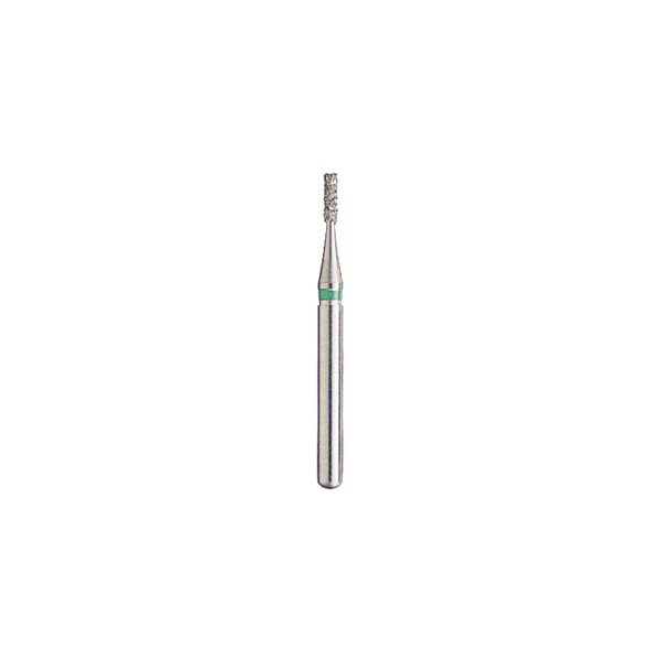 Kerr BluWhite Diamond Bur 526C 009 Straight Cylinder Coarse Grit Green FG 19mm (5)