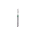 Kerr BluWhite Diamond Bur 527C 012 Straight Cylinder Coarse Grit Green FG 19mm (5)