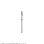 Kerr BluWhite Diamond Bur 527R 012 Straight Cylinder Medium Grit Blue FG 19mm (5)