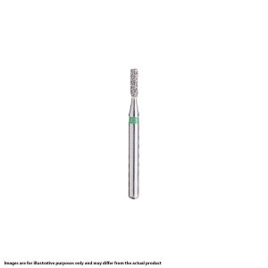 Kerr BluWhite Diamond Bur 527R 012 Straight Cylinder Medium Grit Blue FG 19mm (5)