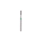 Kerr BluWhite Diamond Bur 529C 016 Straight Cylinder Coarse Grit Green FG 19mm (5)