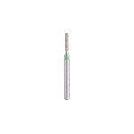 Kerr BluWhite Diamond Bur 540C 010 Straight Cylinder Coarse Grit Green FG 19mm (5)