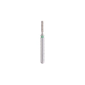 Kerr BluWhite Diamond Bur 540C 010 Straight Cylinder Coarse Grit Green FG 19mm (5)