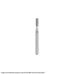 Kerr BluWhite Diamond Bur 542R 014 Straight Cylinder Medium Grit Blue FG 19mm (5)