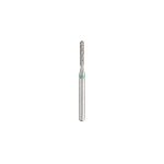 Kerr BluWhite Diamond Bur 555C 012 Straight Cylinder Coarse Grit Green FG 19mm (5)