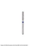 Kerr BluWhite Diamond Bur 560C 016 Straight Cylinder Coarse Grit Green FG 19mm (5)