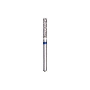 Kerr BluWhite Diamond Bur 560R 016 Straight Cylinder Medium Grit Blue FG 19mm (5)