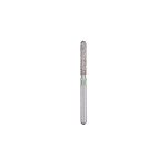 Kerr BluWhite Diamond Bur 575C 016 Straight Cylinder Coarse Grit Green FG 19mm (5)