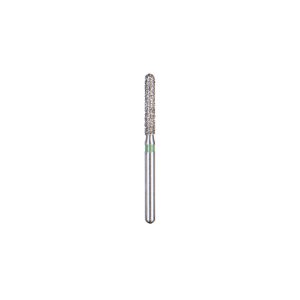 Kerr BluWhite Diamond Bur 575C 016 Straight Cylinder Coarse Grit Green FG 19mm (5)